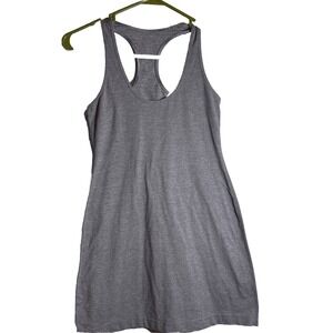 LULULEMON Cool Racerback‎ Women's Gray Heathered Top Tank Sz 4-6